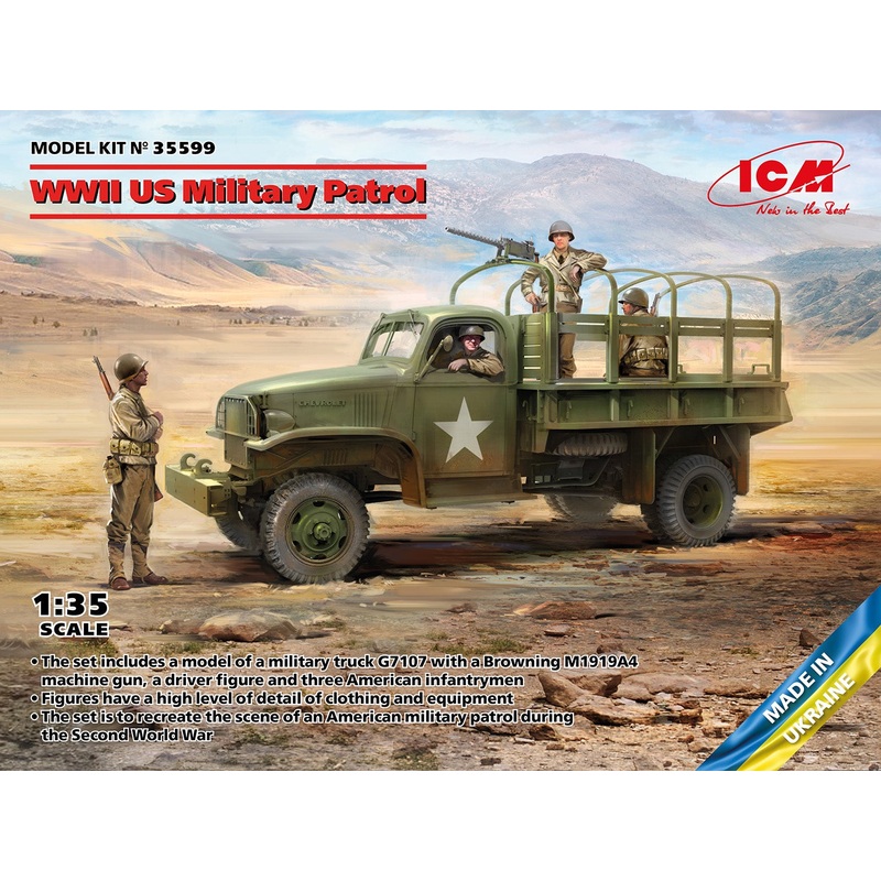 ICM – 1/35 WWII US Military Patrol