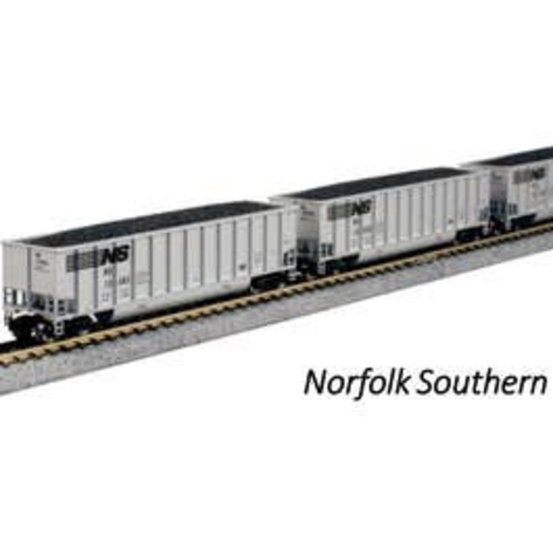 Kato 106-4634 N Bethgon Coalporter 8 Car Set Norfolk Southern