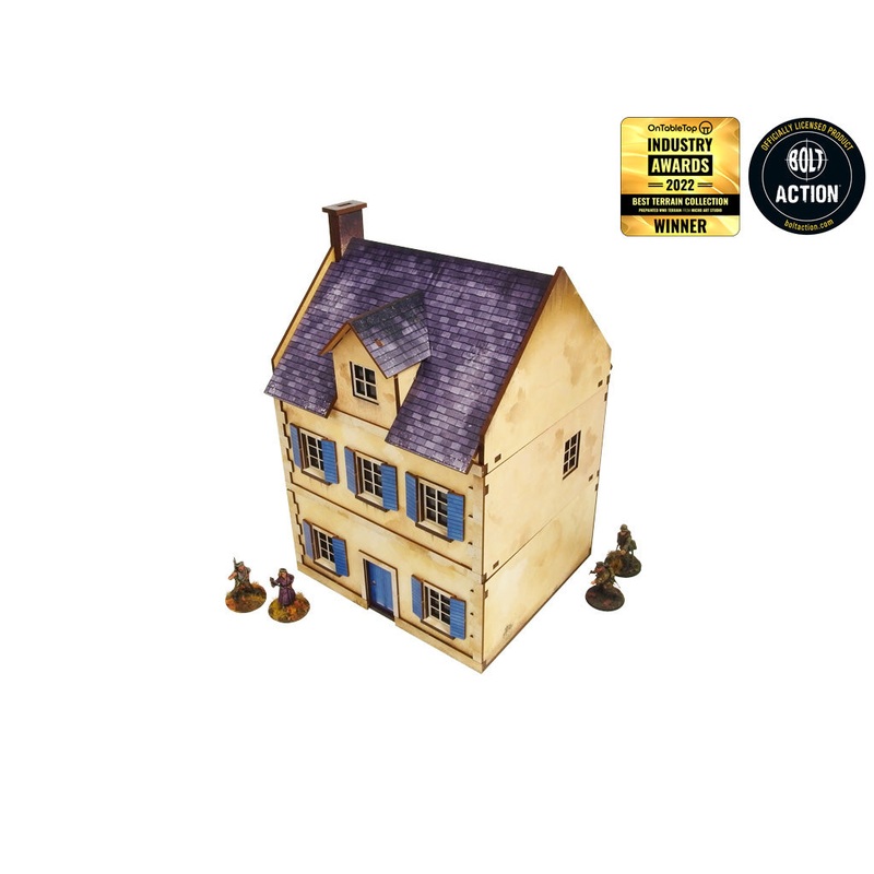 Micro Art Studio – WW2 Normandy  Townhouse 3  (H00127)