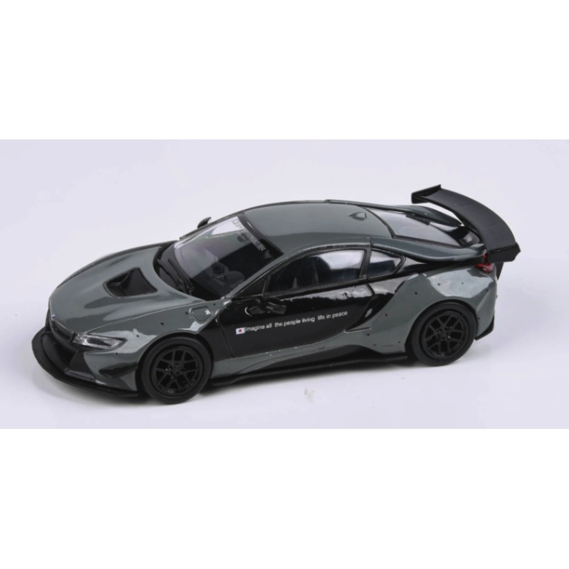 Paragon – 1/64 Liberty Walk BMW i8 – Black and Grey