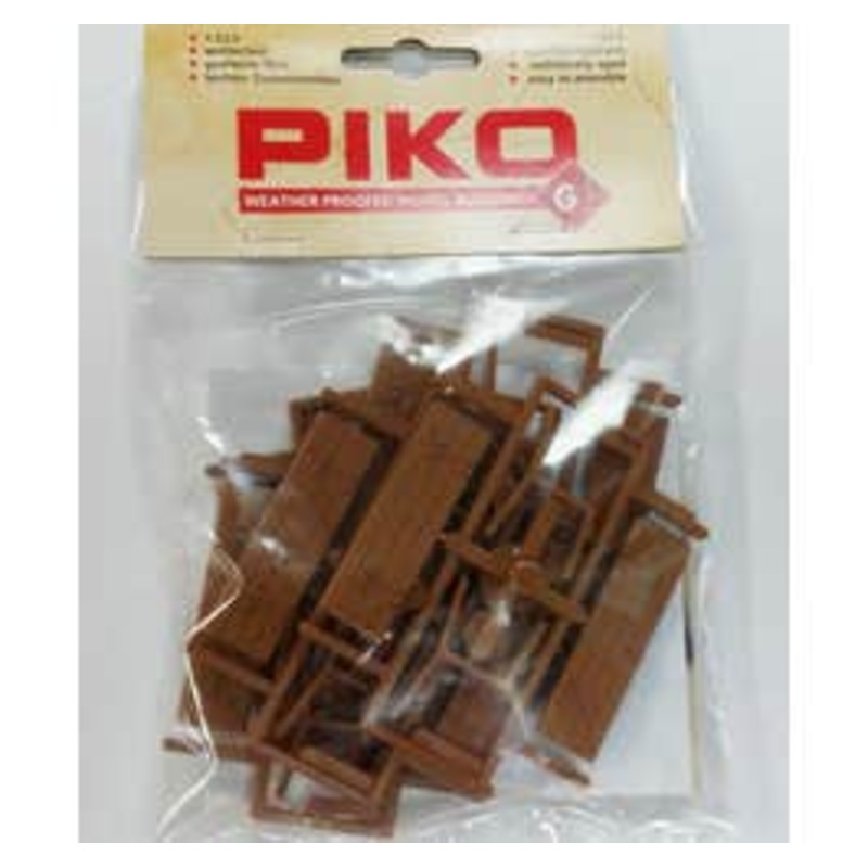 PIKO G 62285 Park Benches, 5 pieces