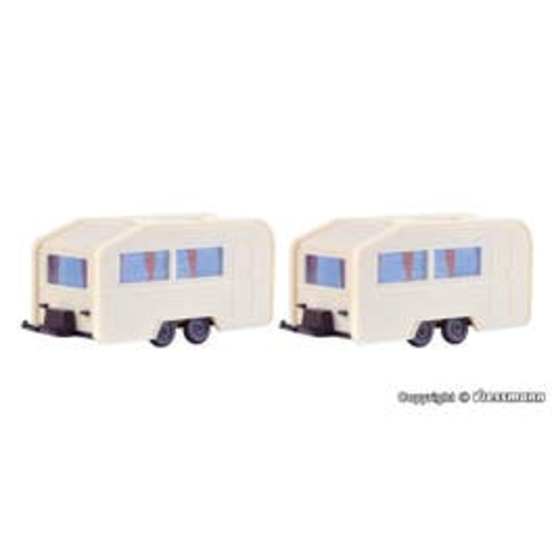 Vollmer 45147  HO Caravan, 2 pieces kit