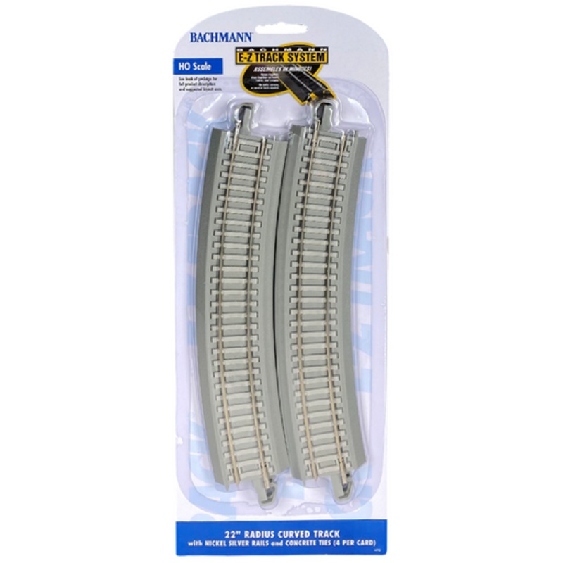 Bachmann  44703 HO Scale 22″ Radius Curved With Concrete Ties