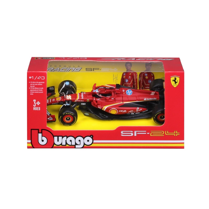 Burago – 1/43 Ferrari F1 SF-24 2024 (Assorted Drivers)