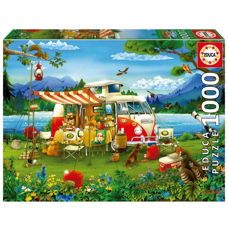 Educa – Camping Holiday (1000pc)