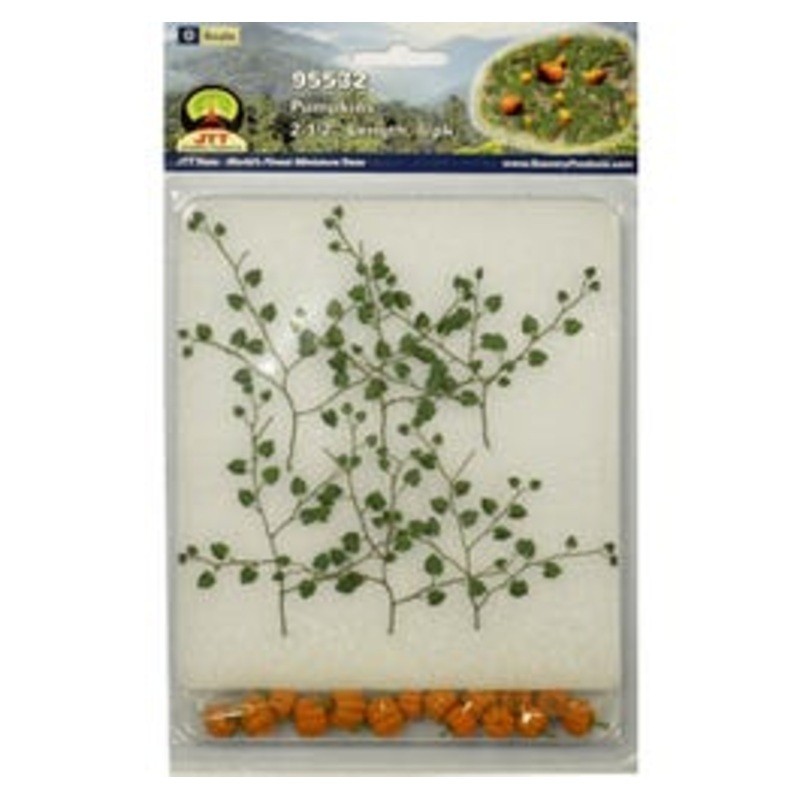 JTT O 95532 Pumpkins 2-1/2″ Long O Scale, 6/pk