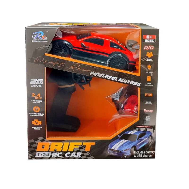 RC Leading – 1/24 R/C Drift Car (Assortment)