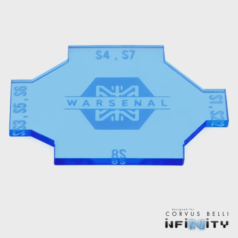 Warsenal – Infinity Gap Keys – Fluorescent Blue