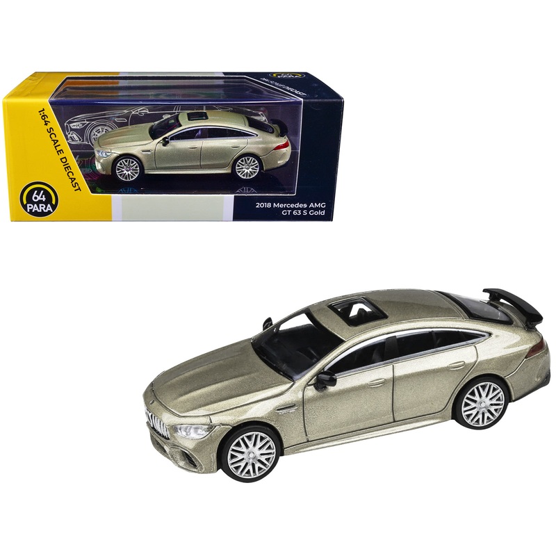 2018 Mercedes-AMG GT 63 S Kalahari Gold Metallic 1/64 Diecast Model Car by Paragon Models