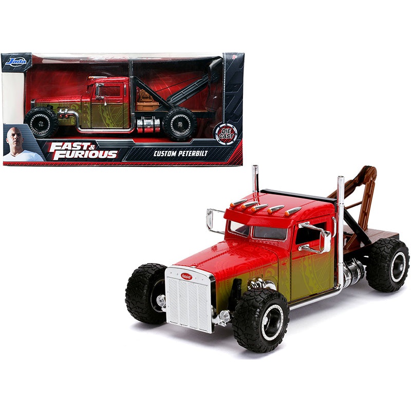 Custom Peterbilt Tow Truck “Fast & Furious” Series 1/24 Diecast Model by Jada
