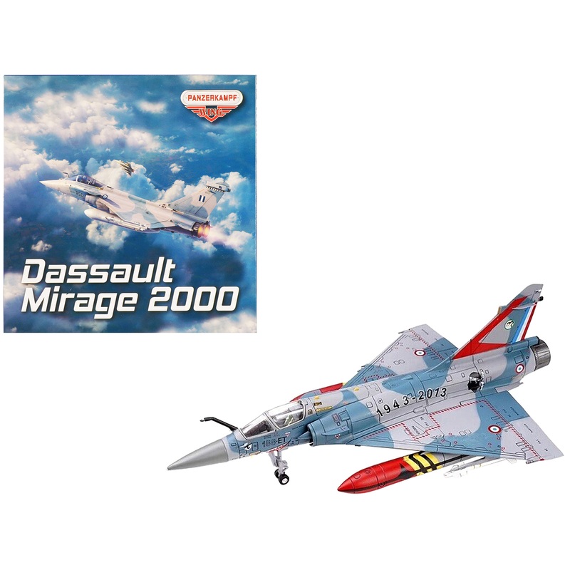 Dassault Mirage 2000-5F Fighter Aircraft “70th Anniversary of Corsica Squadron” French Air Force “Wing” Series 1/72 Diecast Model by Panzerkampf