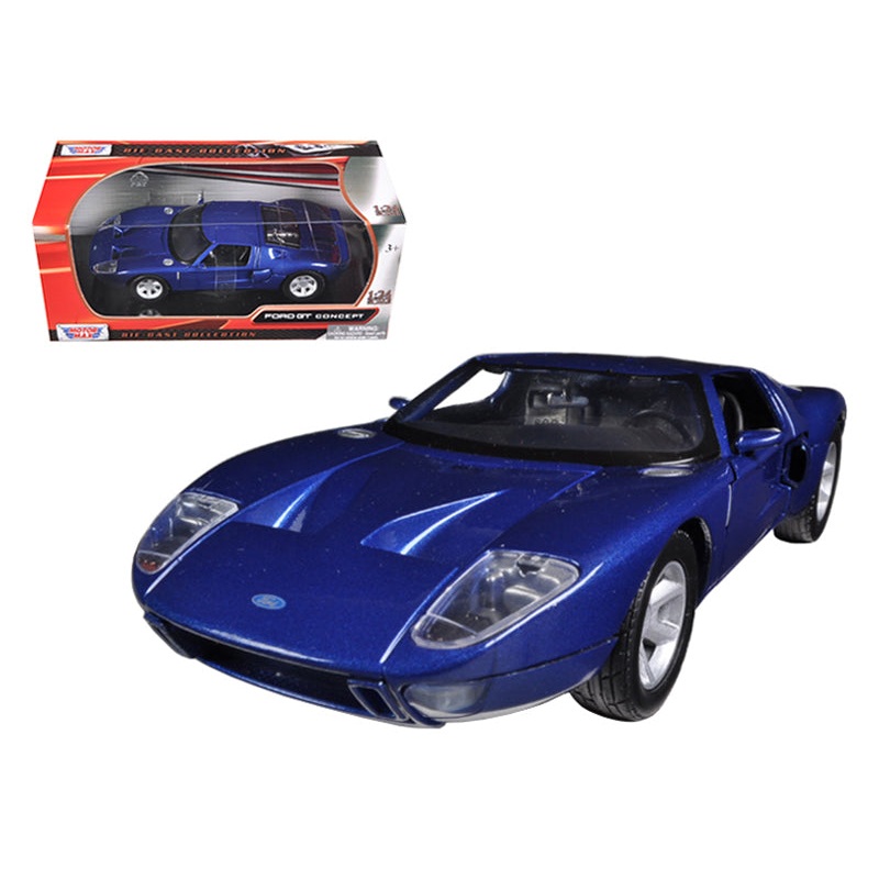 Ford GT Blue 1/24 Diecast Car Model by Motormax