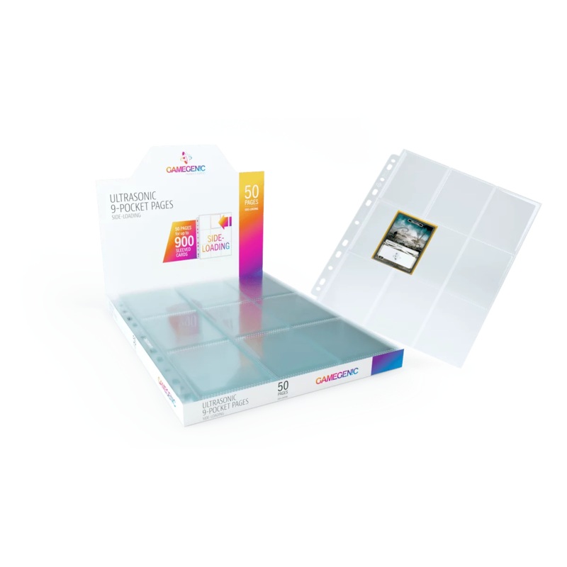 GameGenic Sideloading 9-Pocket Pages – Clear (50 Pages)