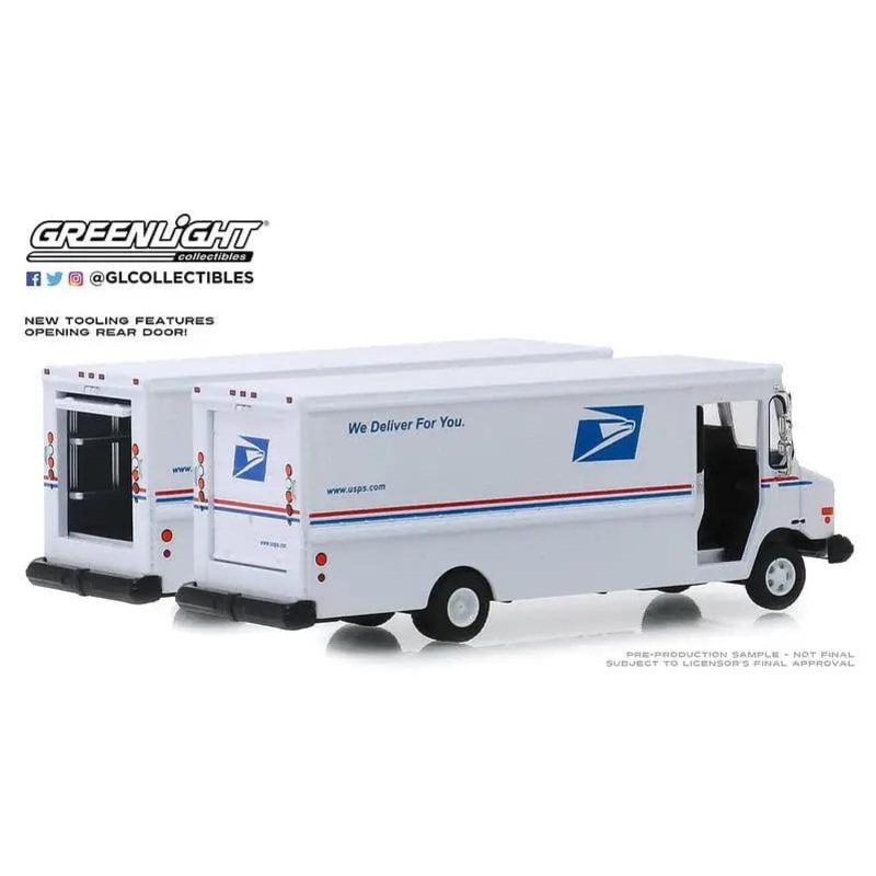 GL HD Truck Series 17 1/64 Scale Diecast USPS 2019 Package Truck (CASE/6PCS)