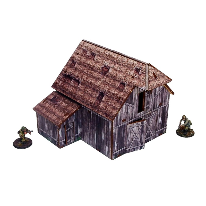 Micro Art Studio – WW2 Ostfront Village  Barn (1)  (H00239)