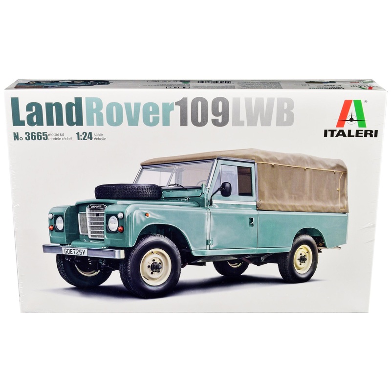 Skill 3 Model Kit Land Rover 109 LWB 1/24 Scale Model by Italeri