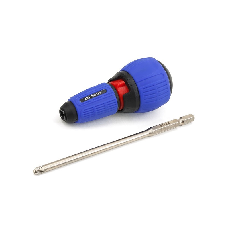 Tamiya – Ratcheting Screwdriver PRO w/(+) Bit/L