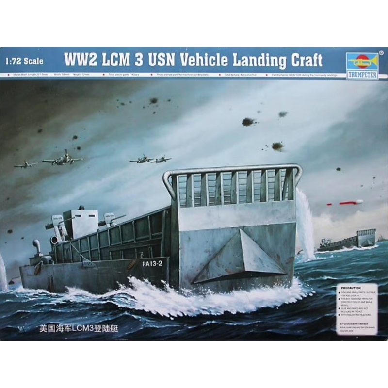Trumpeter – 1/72 WW2 LCM 3USN Vehicle Landing Craft