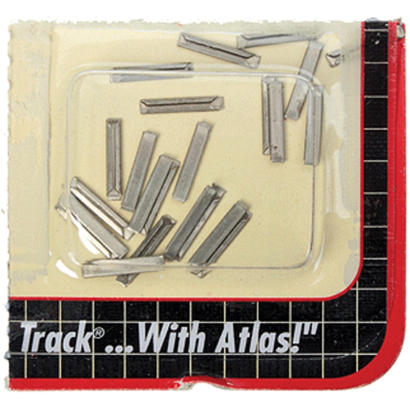 Atlas 2090 N Scale Code 55 Metal Rail Joiners, 24 pieces