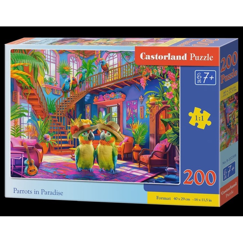 Castorland – Parrots in Paradise (200pcs)