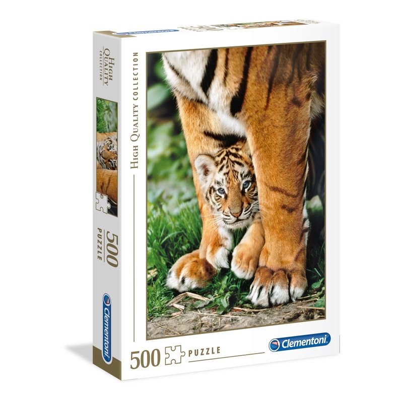 Clementoni – Bengal Tiger Between its Mother’s Legs (500pcs)