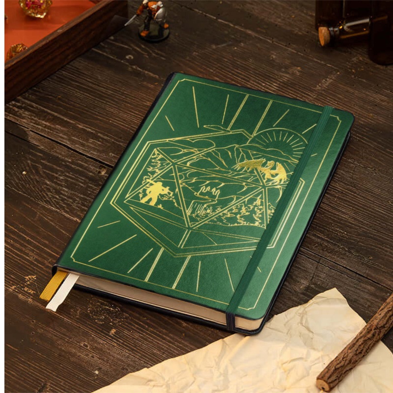 GlassStaff – DnD 5e Player Journal (Green)