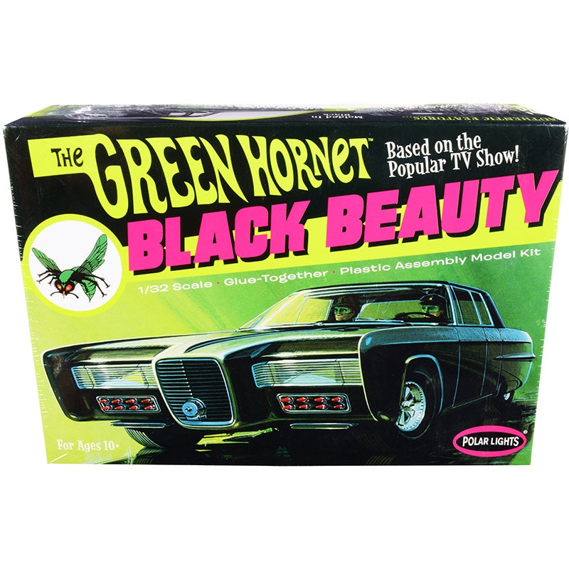 Skill 2 Model Kit Black Beauty “The Green Hornet” (1966-1967) TV Series 1/32 Scale Model by Polar Lights