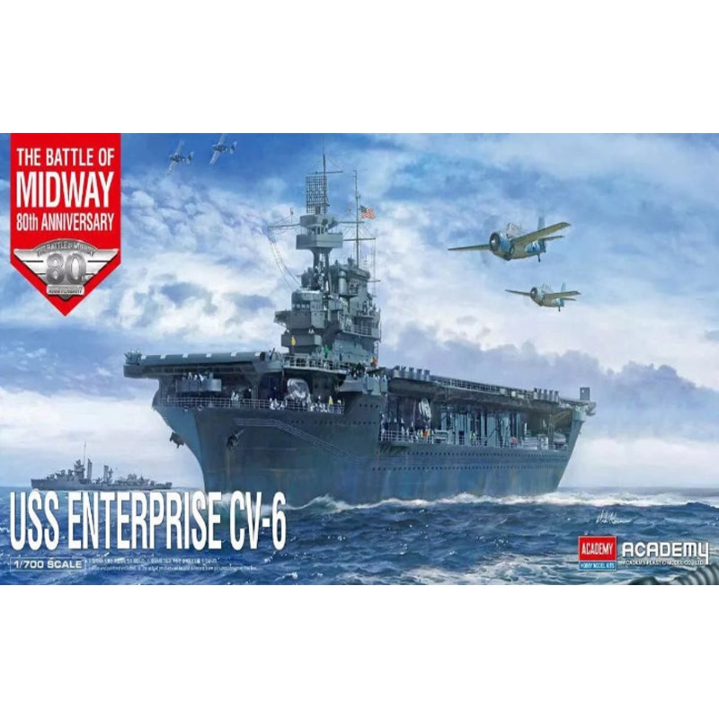 Academy – 1/700 USS Enterprise Battle of Midway