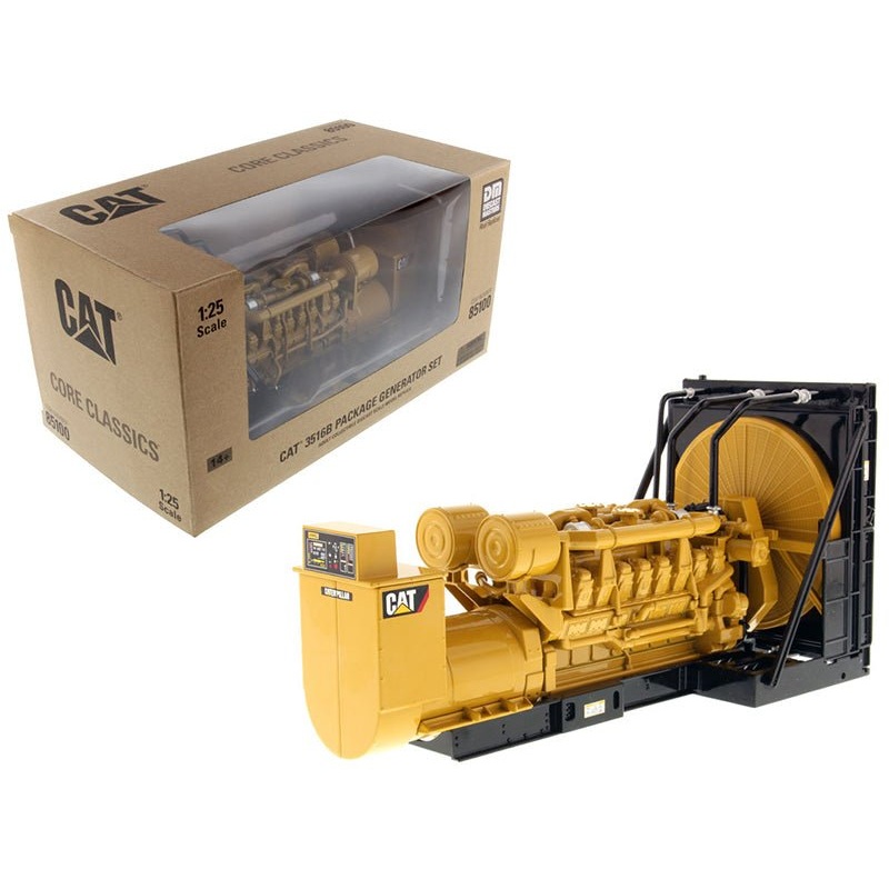 CAT Caterpillar 3516B Engine Generator 3 piece Set “Core Classic” Series 1/25 Diecast Model by Diecast Masters