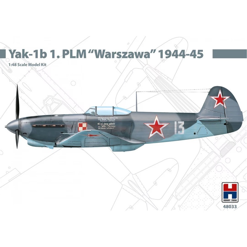 Hobby 2000 – 1/48 Yak-1b 1. PLM Warszawa 1944-45