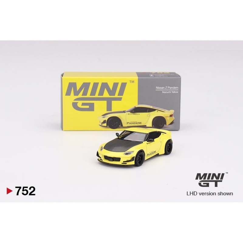 Mini GT – 1/64 Nissan Z Pandem (Ikazuchi Yellow)