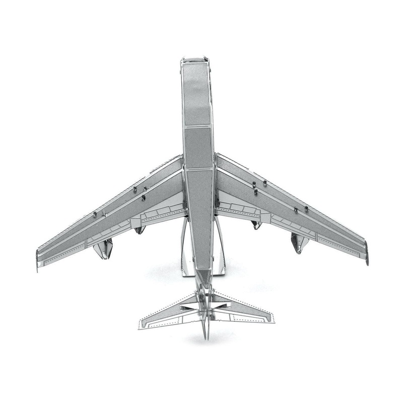 Model Kit Boeing 747 Commercial Aircraft (Easy Difficulty) Steel Model by Metal Earth