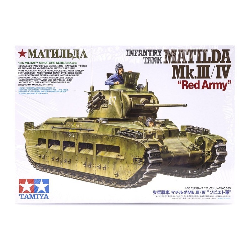 Tamiya – 1/35 Matilda Mk.III/IV “Red Army” (incl.2 Torso Fig.)