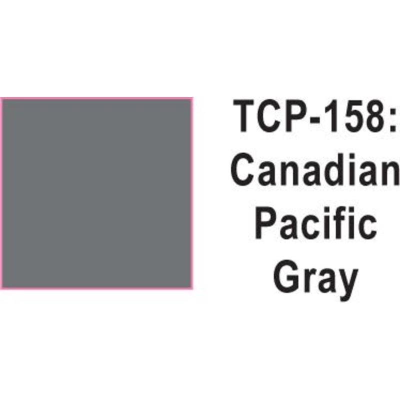 Tru Color TCP-158 Canadian Pacific Gray 1 Fluid Ounce Paint