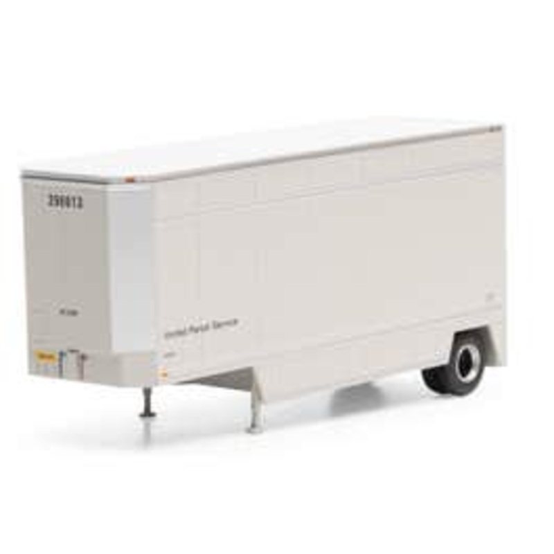 Athearn #90204 28' Drop Sill TrailerUPS/No Shield #296613