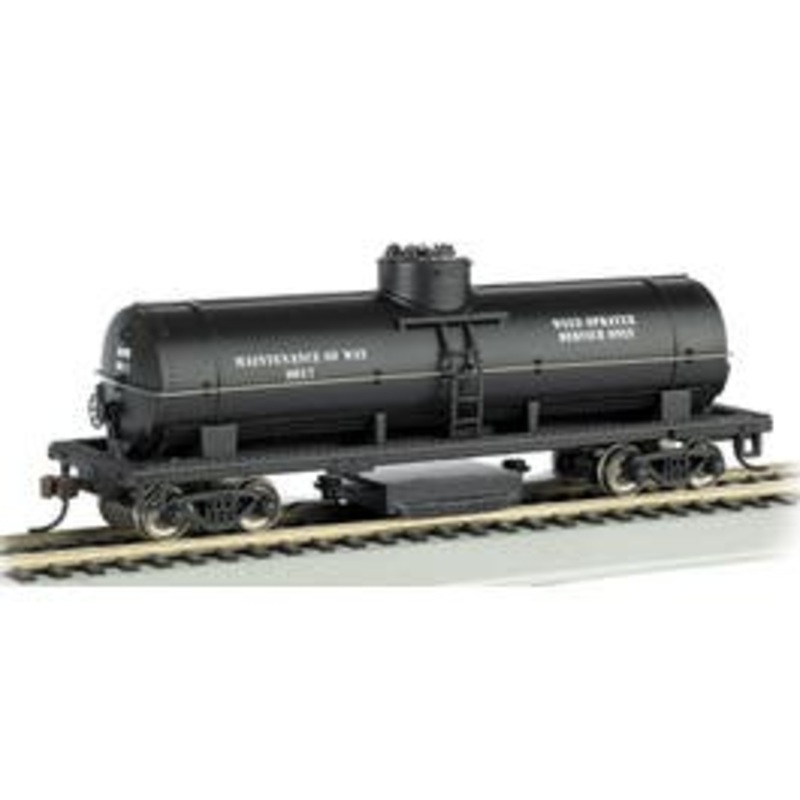 Bachmann #16301 Track Cleaning Tank Car MOW Blk.