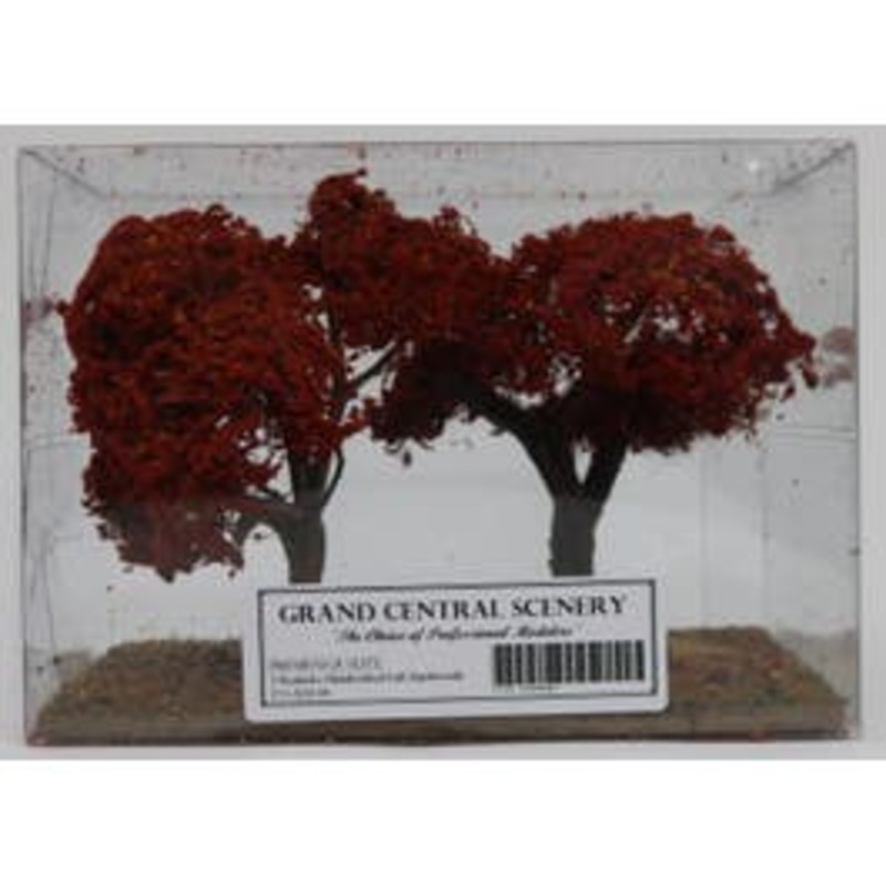 Grand Central Scenery T33  Medium Fall Hardwood Trees  4″- 5″ (2 pcs)