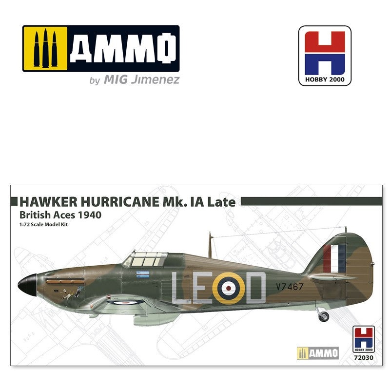 Hobby 2000 – 1/72 Hawker Hurricane Mk. Ia Late