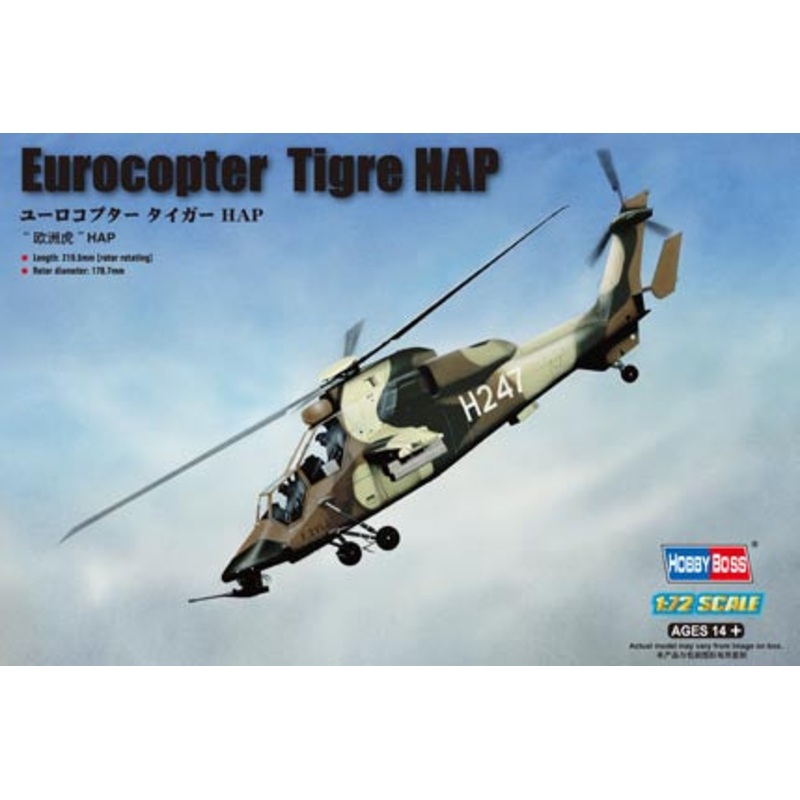 Hobby Boss – 1/72French Army Eurocopter EC-665 Tiger Hap (87210)