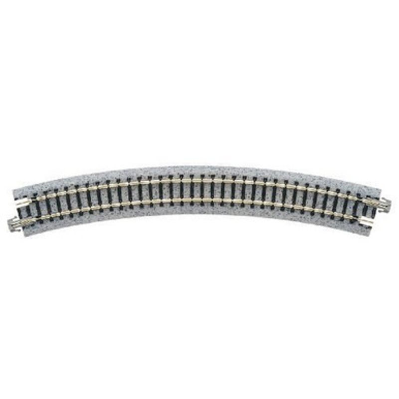 Kato 20-130 N Scale Unitrack 348mm (13 3/4″) Radius 30-Degree Curve Track (4)