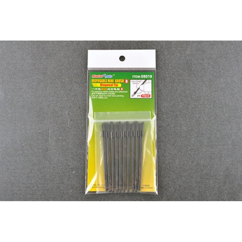 Master Tools – Disposable Mini Diagonal Brush *10
