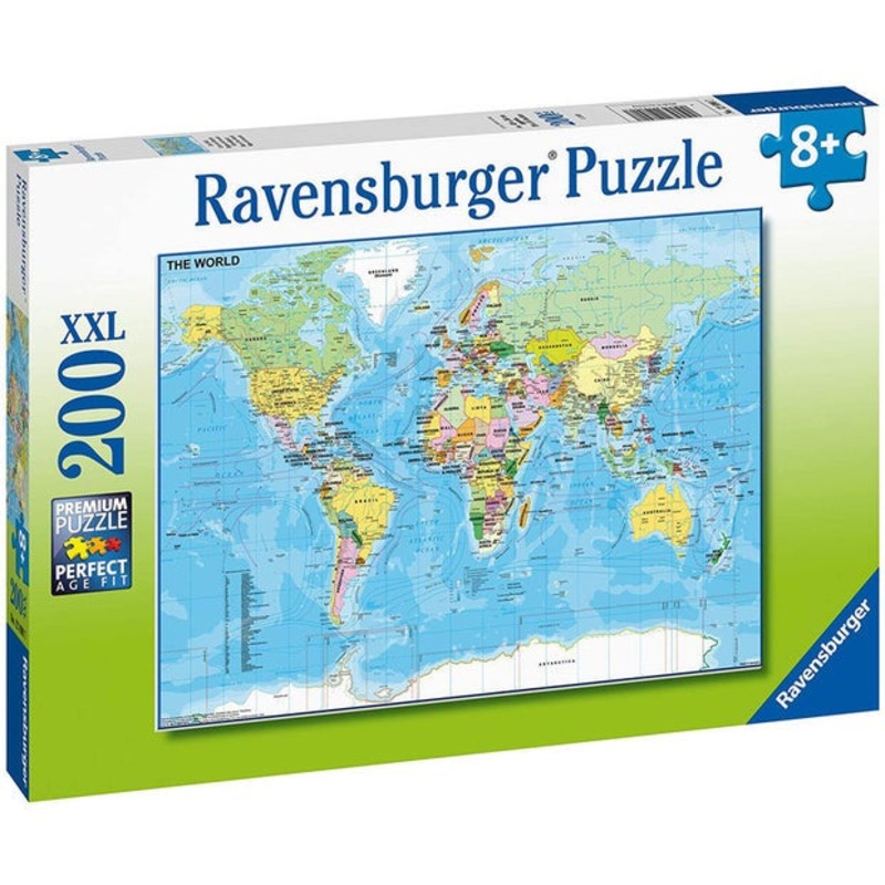 Ravensburger – Map Of The World (200pcs) XXL Puzzle