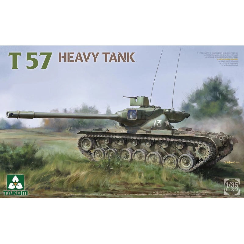 Takom – 1/35 T 57 Heavy Tank