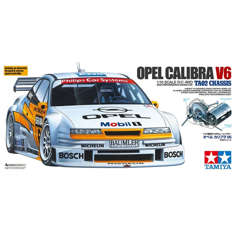 Tamiya – R/C Opel Calibra V6 (TA02)
