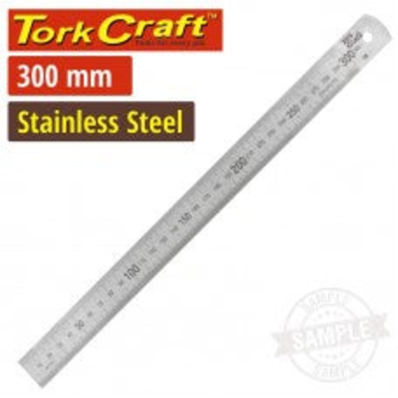 Tork Craft – Stainless Steel Ruler 300 X 25 X 1.0mm