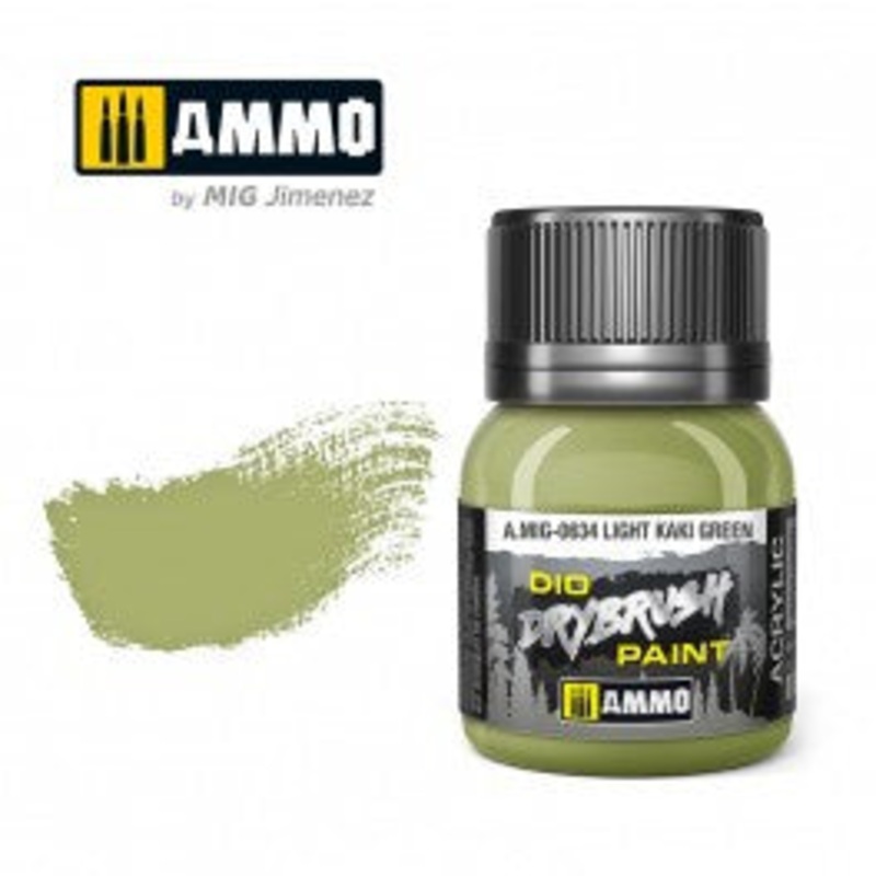 AMMO – 0634 DRYBRUSH Light Kaki Green