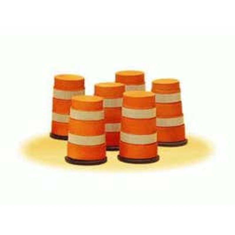 Lionel 632922 6-32922 O Highway Barrels – 6pcs