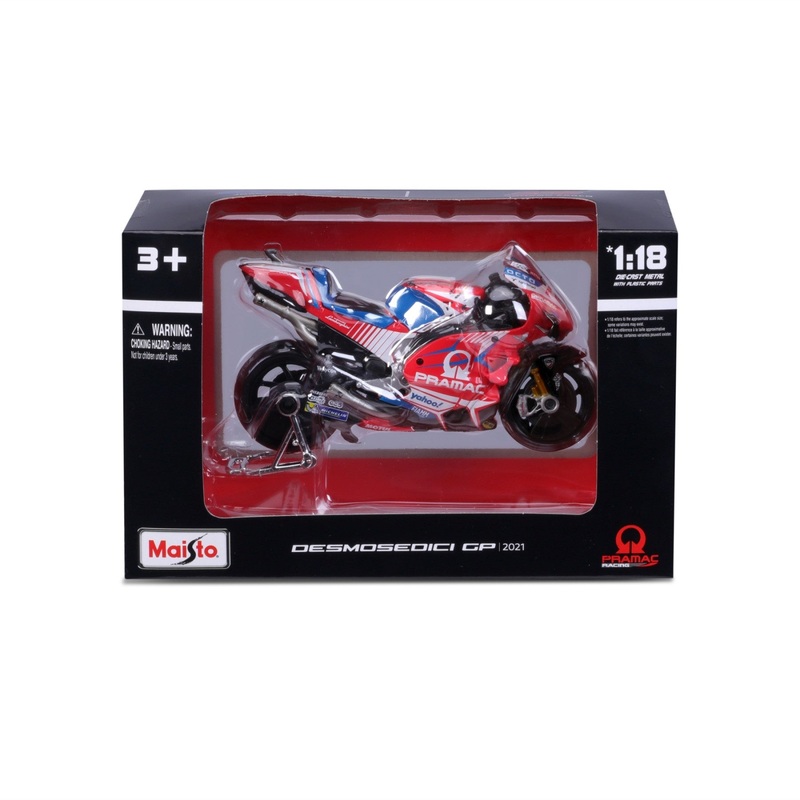 Maisto – 1/18 Ducati Pramac Racing MotoGP 2021 (#89)