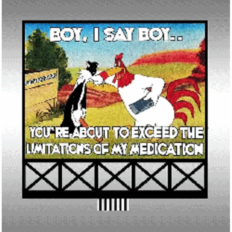 Miller Engineering 44-6402  Sm. Foghorn Leghorn Animated Billboard Kit