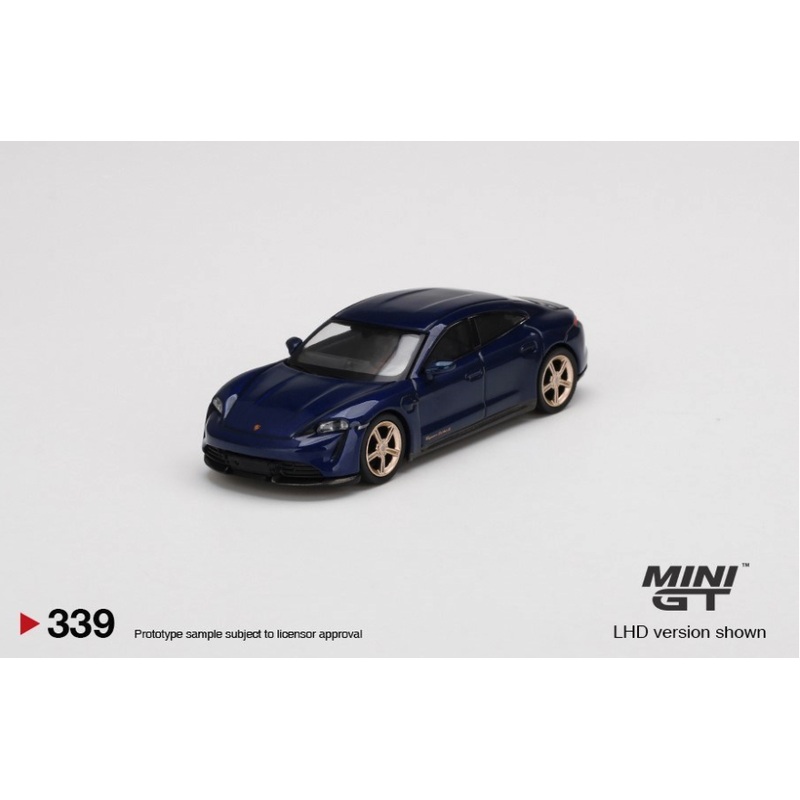 Mini GT – 1/64 Porsche Taycan Turbo S (Gentian Blue Metallic)